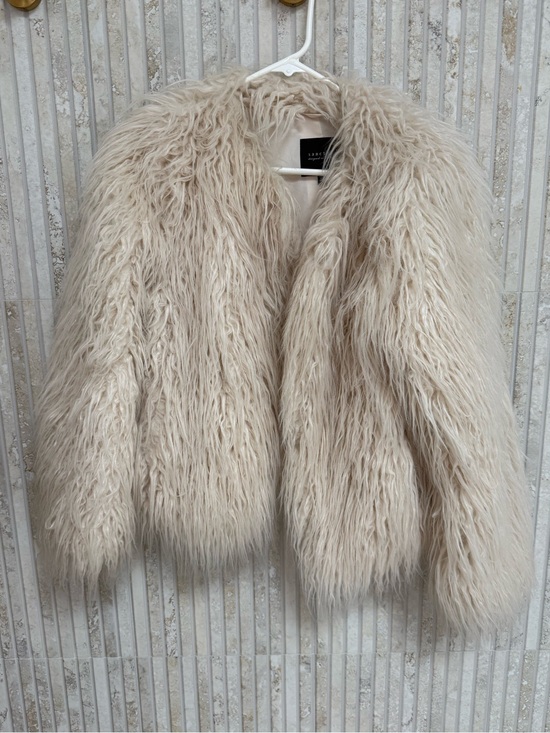 Sanctuary Jackets & Blazers - Sanctuary Shaggy Faux Fur Teddy Jacket in Cream
